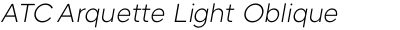 ATC Arquette Light Oblique
